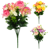 ARTIFICIAL BRANCH - ROSES AND LILES ASSORTED COLOURS