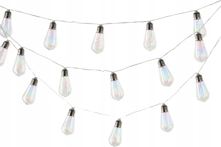 SOLAR GARDEN GARLAND LENGTH 2 + 3.8 M FELISI 20 LED COOL WHITE