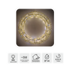 CHRISTMAS WREATH LED 40 CM 600L WARM WHITE + COLD WHITE FLASH IP44