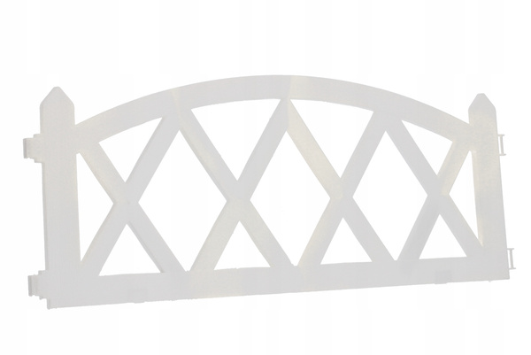 SET OF 4 GARDEN FENCE PANELS 59.5 x 32.5 CM