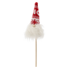 CHRISTMAS GNOME ON A STICK 7 x 3 x 24 CM MIX COLORS