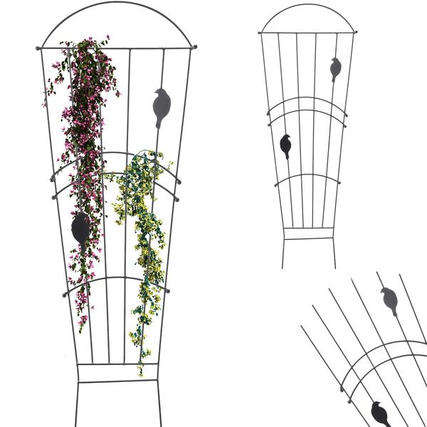 Grid / support for plants 40 x 117 cm black