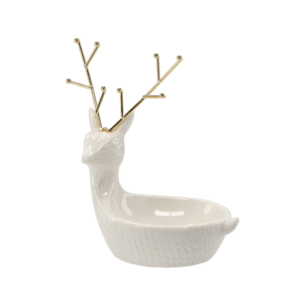 JEWELRY STAND LYING REINDEER 19.3 x 11.8 x 19.8 CM