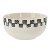 PORCELAIN BOWL 550 ML "BLACK-WHITE" PACK=4PCS