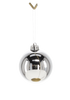 Set de 24 globuri decorative de 6 cm roșii/aurii/argintii mix de modele *7252