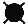 METAL STAND / FLOWER POT HOLDER 20 - 30.5 CM X 38 CM BLACK