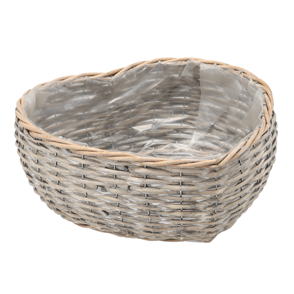 OSŁONKA WIKLINOWA SERCE 32 X 34 X 13 CM *9247