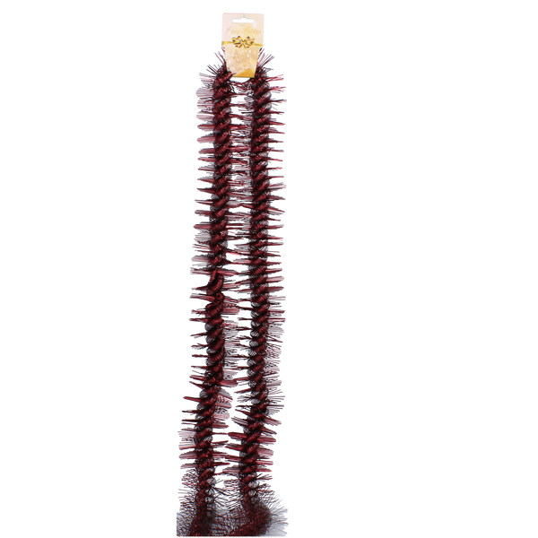 CHRISTMAS TREE CHAIN 2M BURGUNDY/ANTHRACITE/CHAMPAGNE