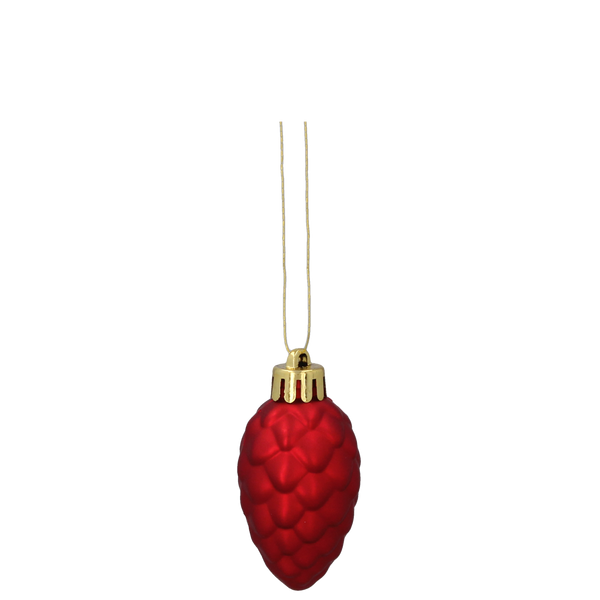 SET OF 47 BAUBLES 4-6 CM RED/GOLD/SILVER MIX DESIGNS