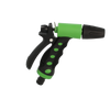 ADJUSTABLE GARDEN HOSE SPRAY NOZZLE 