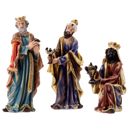 SET OF THREE KINGS 80 CM