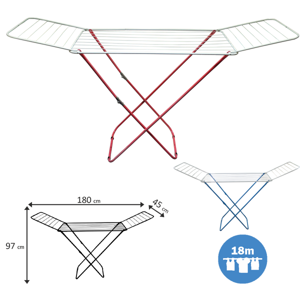 SUSZARKA PENTRU RUFURI OLA 180 x 45 x 97 CM *5267