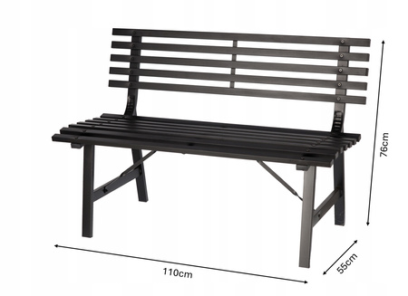 ZAHRADNÍ LAVICE 110 x 55 x 76 CM *0827