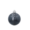 KPL. 6 BOMBEK 6 CM BURGUND/ANTRACYT/SZAMPAŃSKI MIX WZORÓW (TUBA) *2990