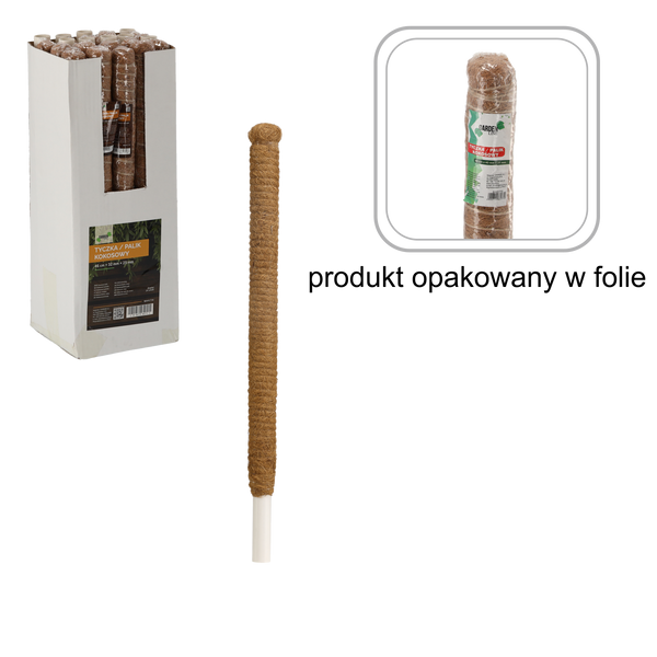 Coconut Stick / Pole 45 CM x 32 MM x 25 MM