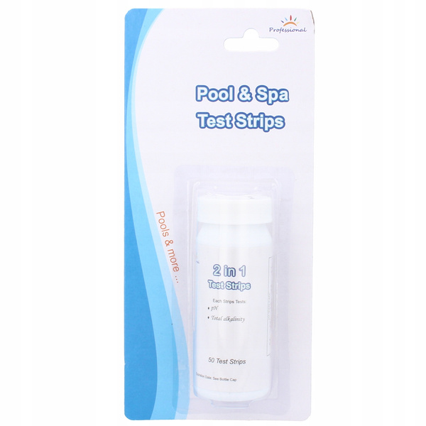TESTER PENTRU BAZIN ÎN BENZI 2IN1: PH, ALCALINITATE (50 BENZI) *2771