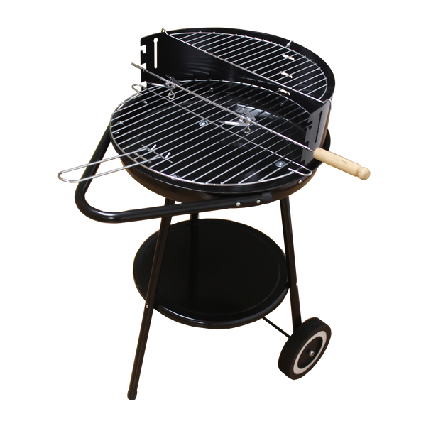 GRĂTAR SIMPLU PE CARBUNE CU ROȚI 58 x 44 x 72 CM