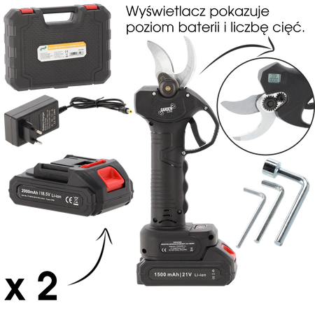 CORDLESS PRUNER 21V 30MM