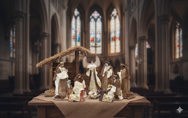 SET OF CHRISTMAS FIGURES