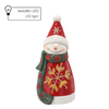 FIGURKA BOŽÍHO NAROZENÍ - SNEHULÁK SE SNEHOVOU KULIČKOU 18,7 X 18 X 39,7 CM LED *1476
