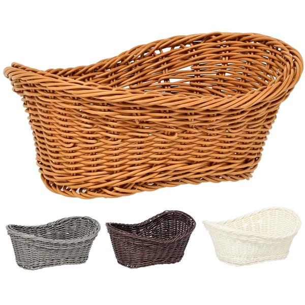 KOSZYK OWALNY 25 x 16 x 8/11 cm MIX KOLORÓW *7827