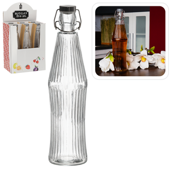 BOTTLE 1150 ML ROUND WITH MECHANICAL CORK