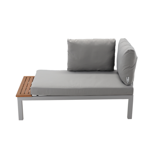 MODULAR ALUMINUM FURNITURE SET "BOHITO" - TABLE /WIM9865/ + 2 SOFAS /WIM9858 x2/