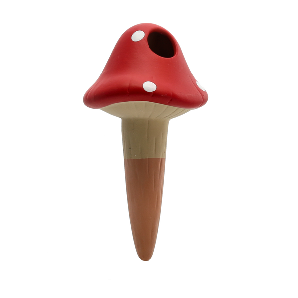 KERAMICKÝ DÁVKOVAČ NA ZÁVLAHU 8.2 x 16.2 CM MUCHOMŮRKA - MIX BARVA balení=4ks *1961