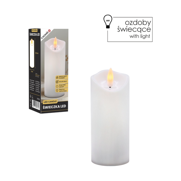 CANDLE LED ALBA 5 X 12,5 CM *9322