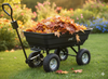 WÓZEK OGRODOWY DWUFUNKCYJNY CZARNY