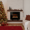 WALL-MOUNTED FIREPLACE WITH FLAME EFFECT - 61 X 13,5 X 48 CM - 1000/2000W
