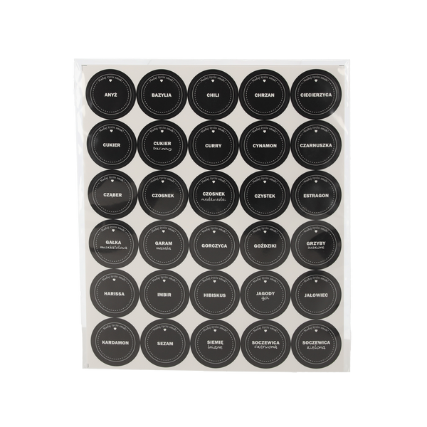 SET OF 120 SPICE LABELS