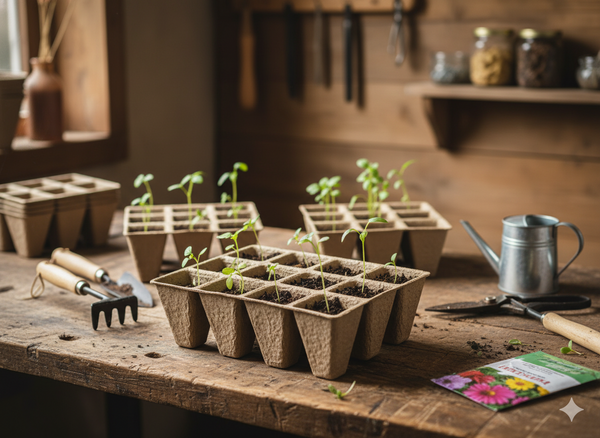 SET OF 10 SEED TARTING TRAYES 15,5X11,5X5 CM