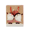 SAC DE CADOU BOŻONAR. "PERSONAJE SĂRBĂTOARE" 26 x 32 x 10 CM ambalaj=12buc *0641