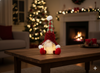 CHRISTMAS GNOME SITTING RED 22 X 17 X 34 CM LED