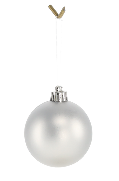 Set de 24 globuri decorative de 6 cm roșii/aurii/argintii mix de modele *7252