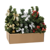 BRAZI DECORATIVI DE CRĂCIUN 10 LED 40 CM MIX DE CULORI disp=6buc *0295