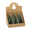 DEKORÁCIA BOŽÍHO NARODENIA. MINI VIANOČNÝ STROMČEK 18 CM ZELENÝ disp=6ks *0103