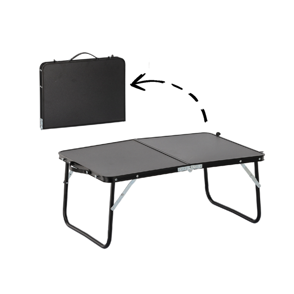STOLIK TURYSTYCZNY SKŁADANY CZARNY 60x40x26,5 CM *3248