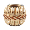 DREVENÝ LAMPIÓN V 23 CM OKRÚHLY *3322