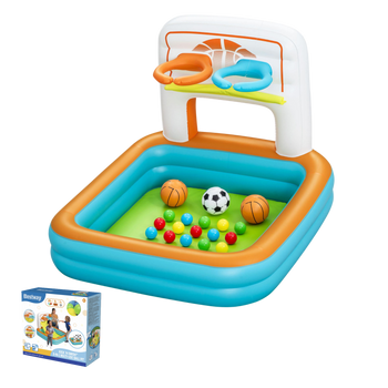 Bestway 47" x 42" x 33"/1.20m x 1.07m x 84cm Kick 'N Swish 3-in-1 Multi-Use Ball Pit