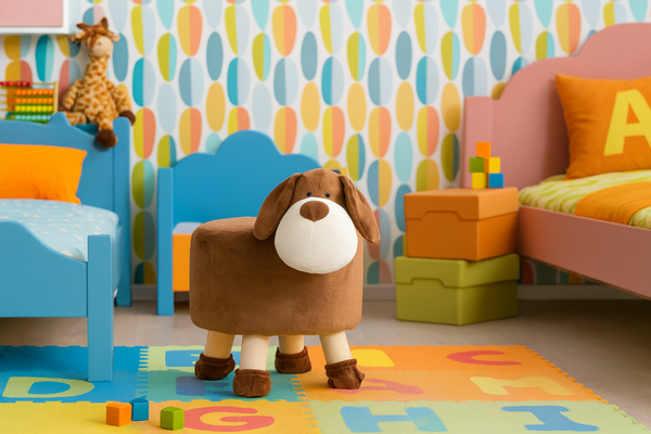 POUFF DOG 28 x 25 CM