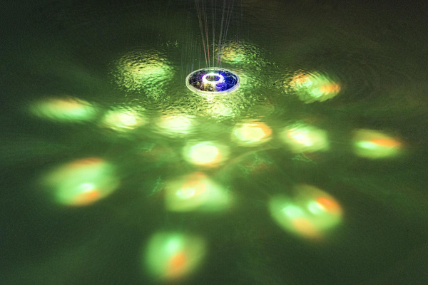 FloatBright Solar LED Pool Fountain		