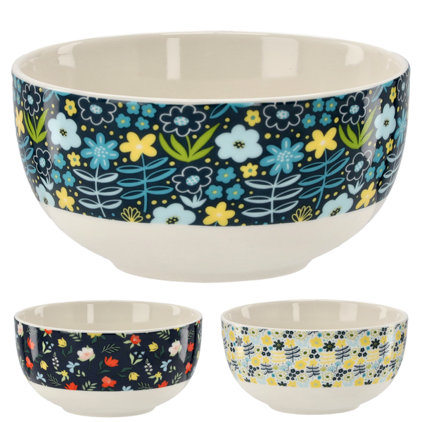 MISKA PORCELÁNOVA 550 ML "KVETY" bal=6ks *7391