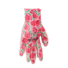 GARDEN GLOVES "8" PATTERN, POLYESTER WITH POLYURETHANE PACKET=12