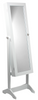 JEWELRY CABINET WITH MIRROR WHITE "GRAND" 41.5 X 36.5 X 147 CM