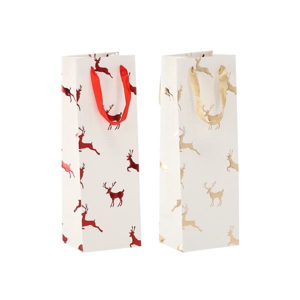 GHIOZDANĂ PENTRU VIN "RENIFERI" 36 x 12 x 10 CM ambalaj=12buc *0559