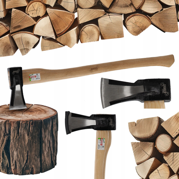 SEKERA NA ŠTĚPKOVÁNÍ 3000 GR S DŘEVĚNOU RUKOJETÍ 90 CM *4229