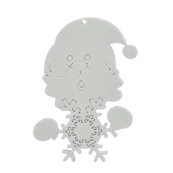 KPL. 3 OZDÓB BOŻONAR. 10 CM DO ZAWIESZENIA "ZRÓB TO SAM" Z 4 PISAKAMI MIX 6 WZORÓW *8952