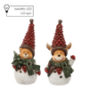 FIGURINE OF THE NATIVITY - BEAR/REINDEER IN A HAT 17 X 14 X 36 CM LED pack=2pcs
